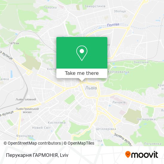 Перукарня ГАРМОНІЯ map