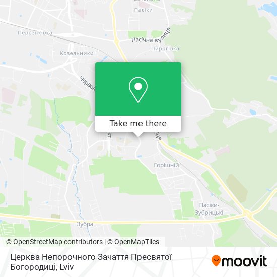 Церква Непорочного Зачаття Пресвятої Богородиці map