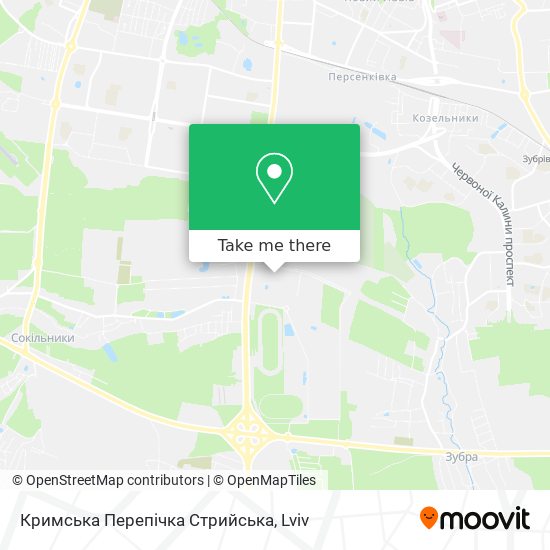 Кримська Перепічка Стрийська map
