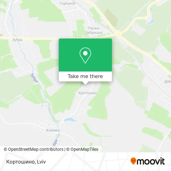 Карта Кортошино