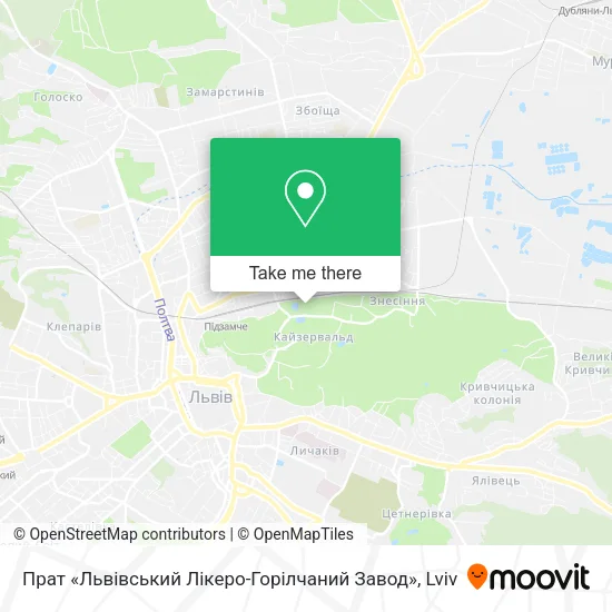 Карта Прат «Львівський Лікеро-Горілчаний Завод»