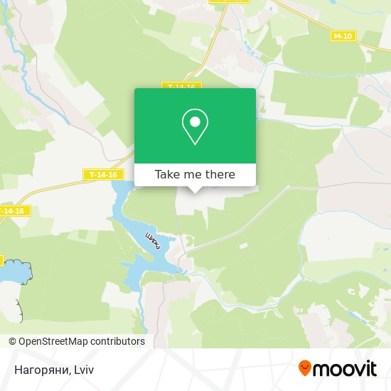 Нагоряни map