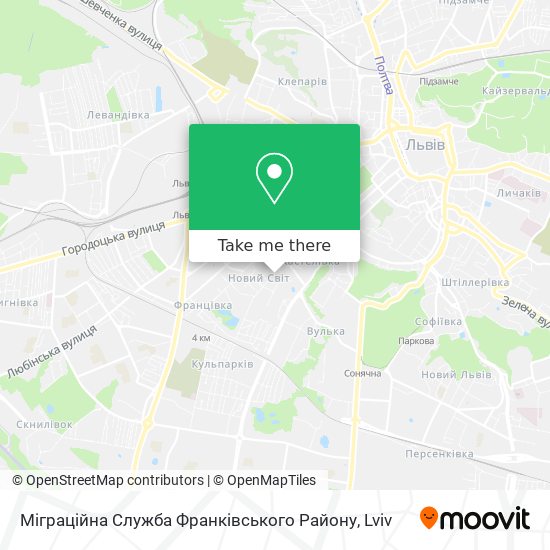 Міграційна Служба Франківського Району map