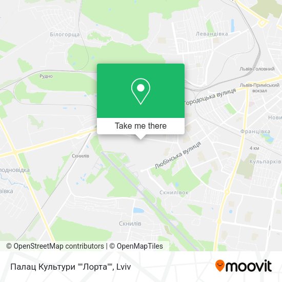Карта Палац Культури ""Лорта""