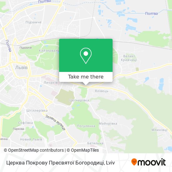 Церква Покрову Пресвятої Богородиці map