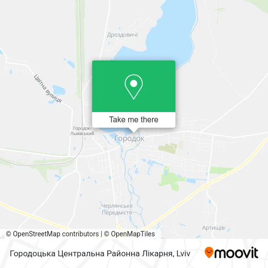 Карта Городоцька Центральна Районна Лікарня