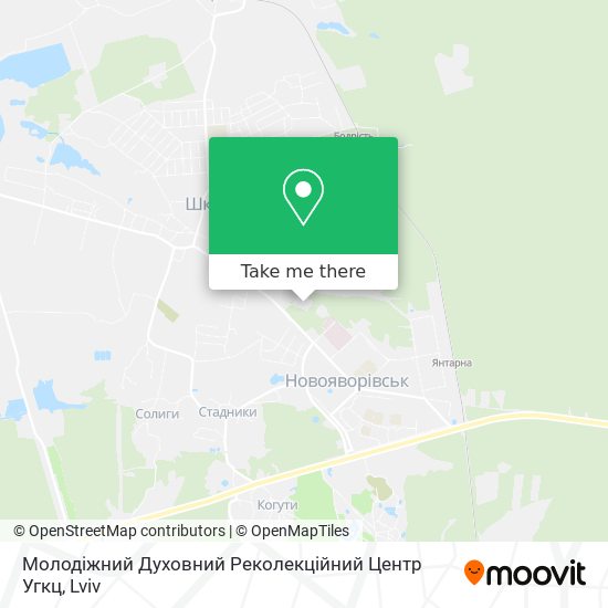 Молодіжний Духовний Реколекційний Центр Угкц map