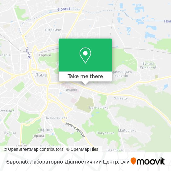 Євролаб, Лабораторно-Діагностичний Центр map