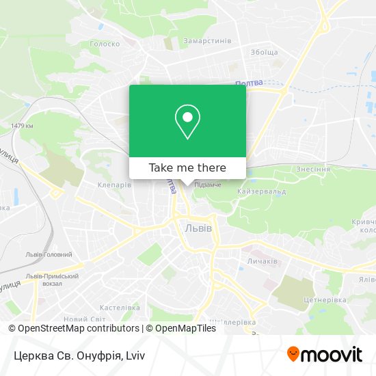 Церква Св. Онуфрія map