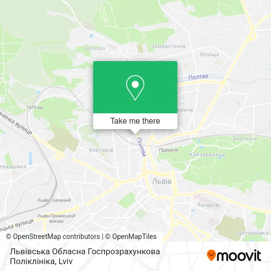 Карта Львівська Обласна Госпрозрахункова Поліклініка