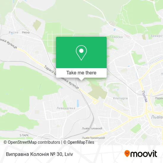 Карта Виправна Колонія № 30