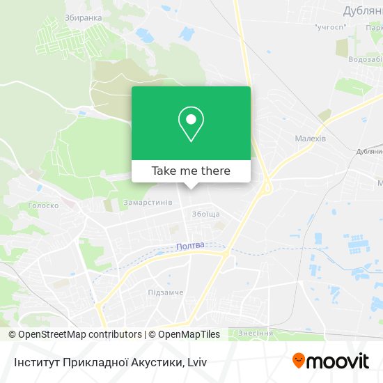 Карта Інститут Прикладної Акустики
