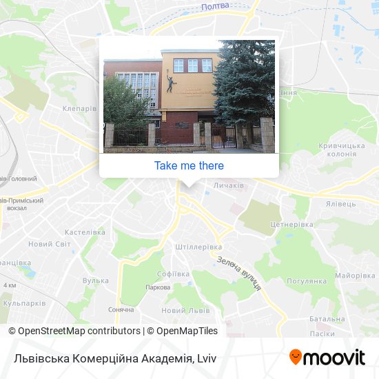 Львівська Комерційна Академія map