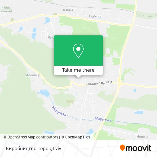 Карта Виробництво Терок