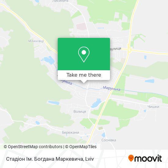 Стадіон Ім. Богдана Маркевича map