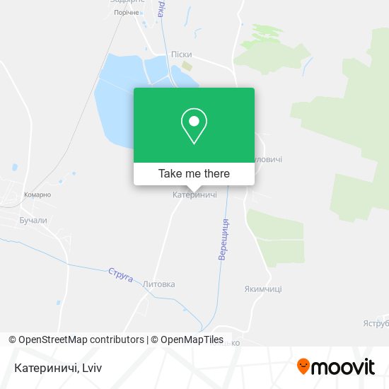 Катериничі map