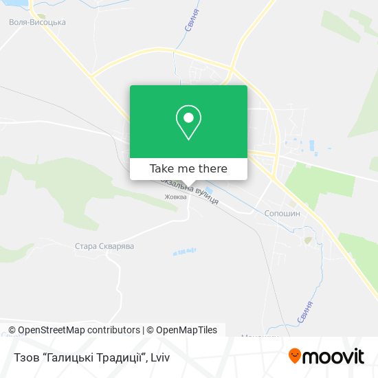 Тзов “Галицькі Традиції” map