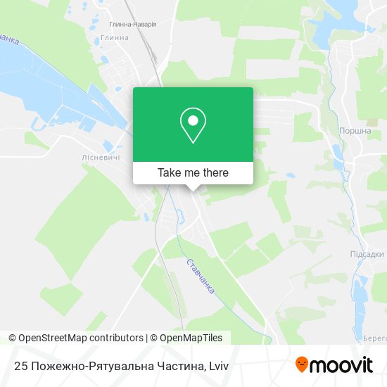25 Пожежно-Рятувальна Частина map