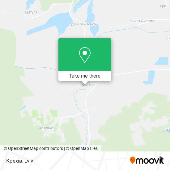 Крехів map