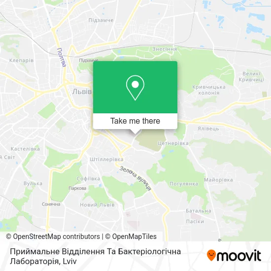 Карта Приймальне Відділення Та Бактеріологічна Лабораторія