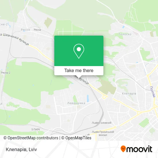 Карта Клепарів