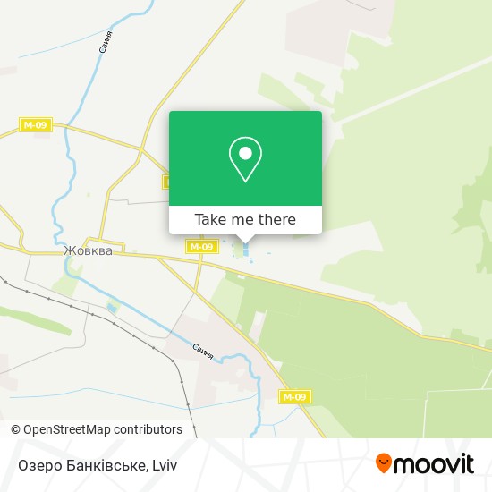 Озеро Банківське map