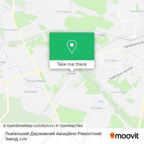Львівський Державний Авіаційно-Ремонтний Завод map