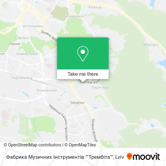 Карта Фабрика Музичних Інструментів ""Трембіта""