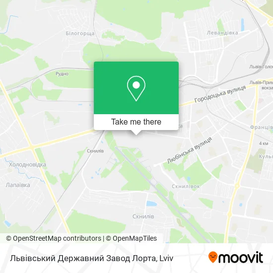 Карта Львівський Державний Завод Лорта
