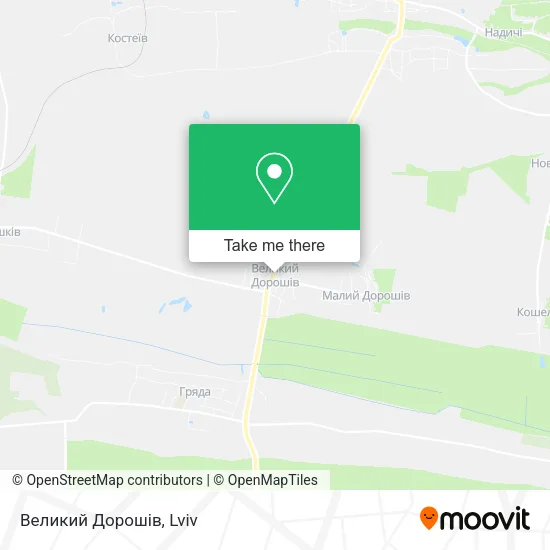 Карта Великий Дорошів