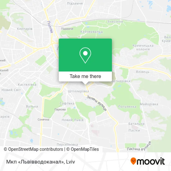 Карта Мкп «Львівводоканал»