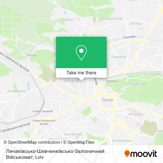 Карта Личаківсько-Шевченківсько-Залізничний Військомат