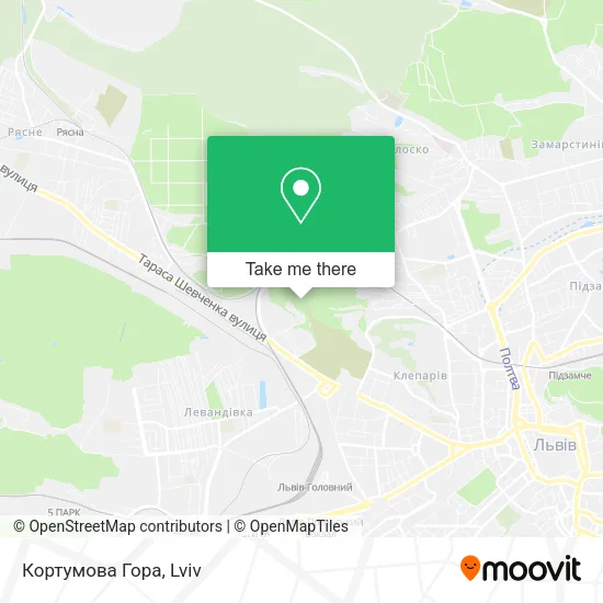 Карта Кортумова Гора