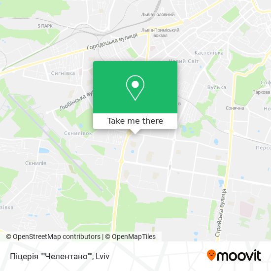 Піцерія ""Челентано"" map