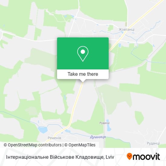 Інтернаціональне Військове Кладовище map
