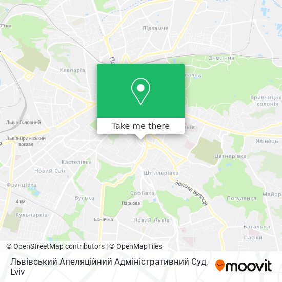 Львівський Апеляційний Адміністративний Суд map