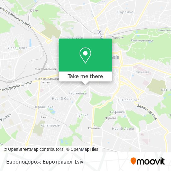 Европодорож-Евротравел map
