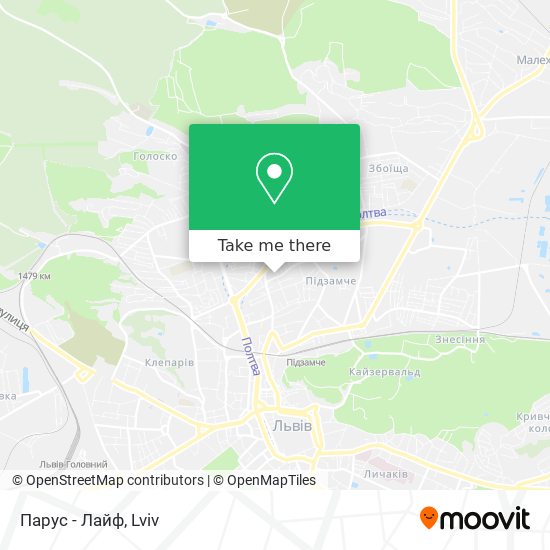 Парус - Лайф map