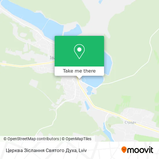 Карта Церква Зіслання Святого Духа