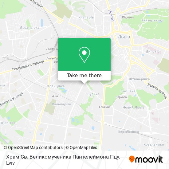 Храм Св. Великомученика Пантелеймона Пцу map