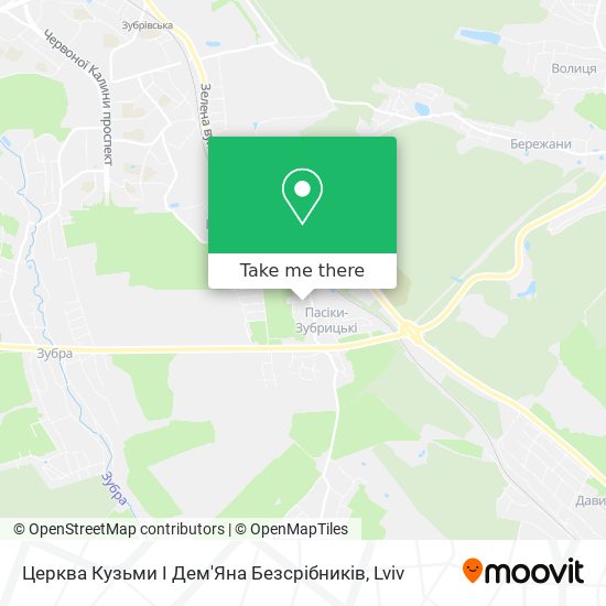 Церква Кузьми І Дем'Яна Безсрібників map