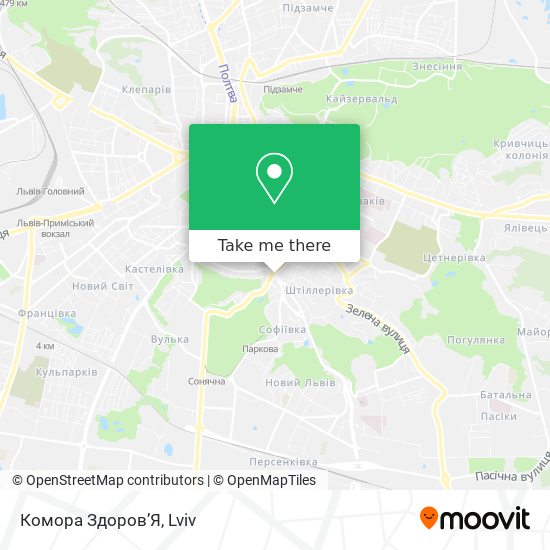 Комора Здоров’Я map