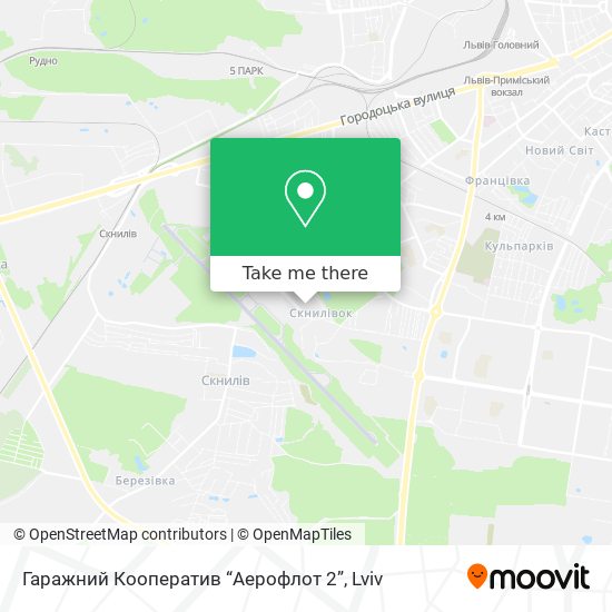 Гаражний Кооператив “Аерофлот 2” map