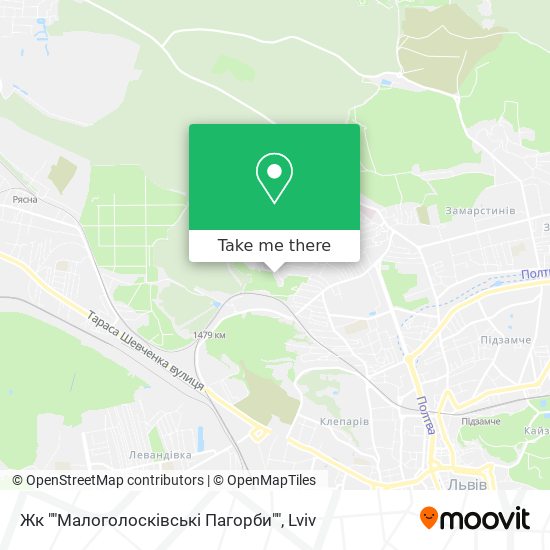 Жк ""Малоголосківські Пагорби"" map