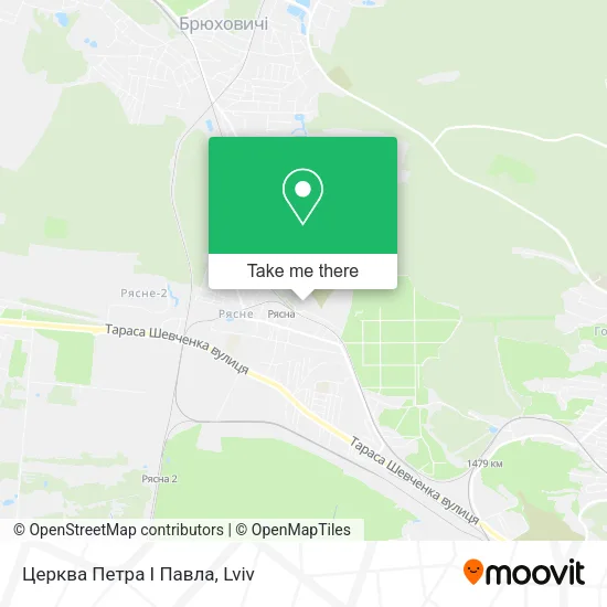 Карта Церква Петра І Павла