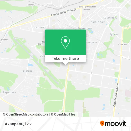 Карта Акварель