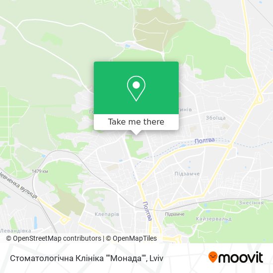 Стоматологічна Клініка ""Монада"" map