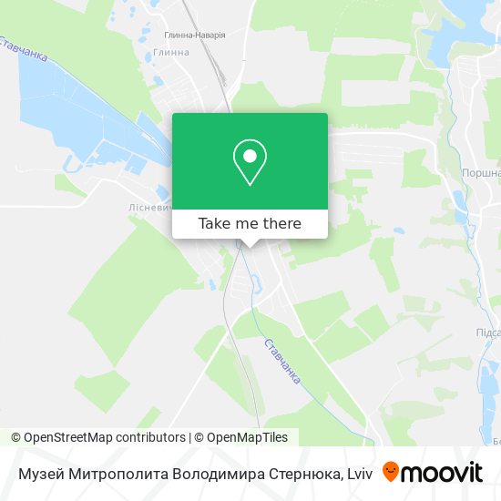 Карта Музей Митрополита Володимира Стернюка