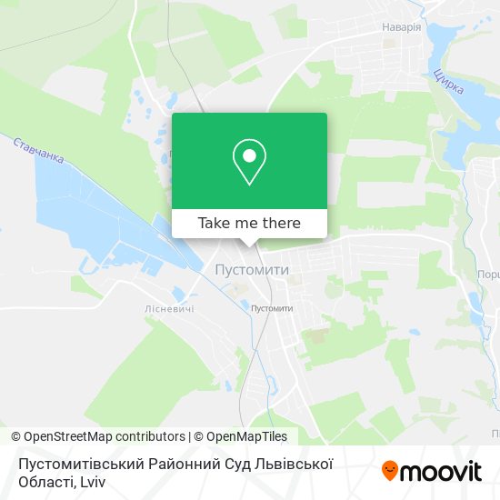 Пустомитівський Районний Суд Львівської Області map