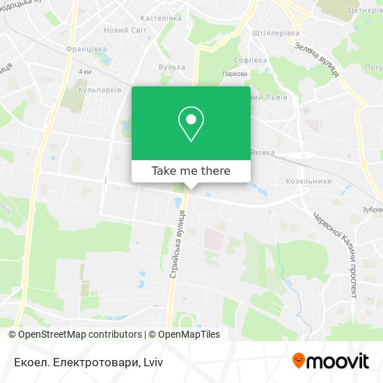 Екоел. Електротовари map